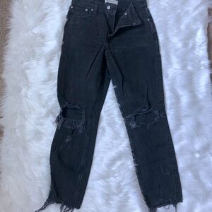 Abercrombie and Fitch Mom jeans